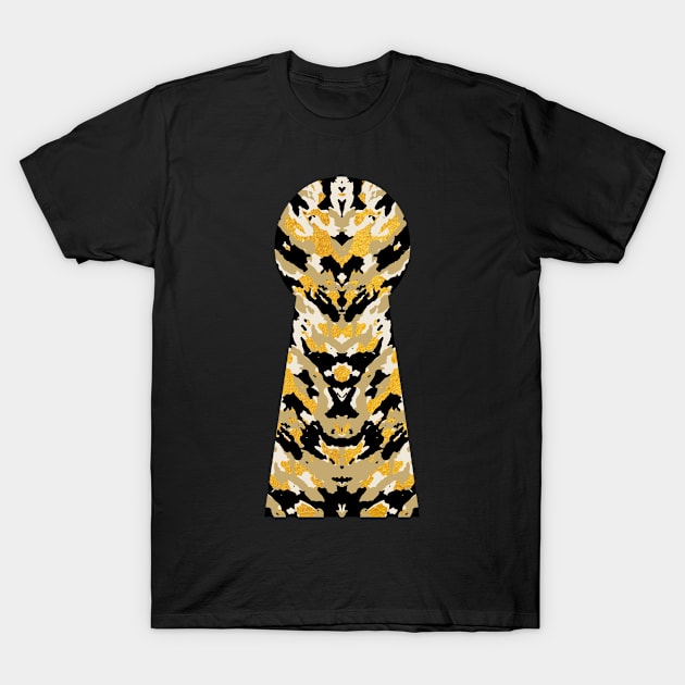 Metallic Camo Gold T-Shirt by Urban_Vintage